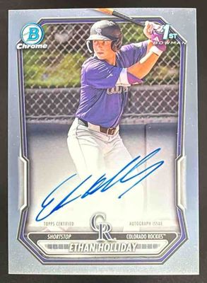 2026 Bowman #CPA-EH Chrome Prospect Autographs (1st)