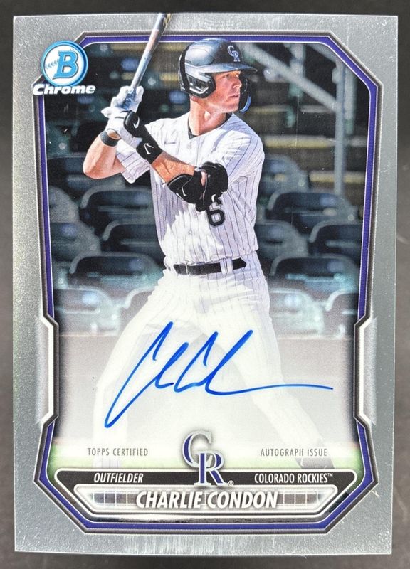 2026 Bowman #CPA-CC Chrome Prospect Autographs