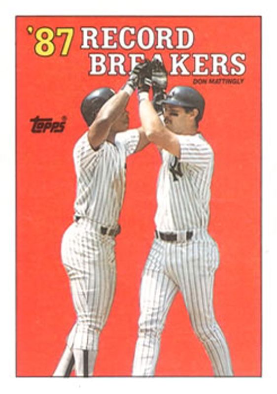 Don Mattingly 1988 Topps #2 Base RAW