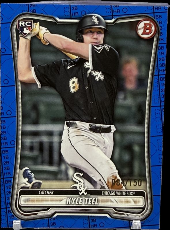 Kyle Teel 2026 Bowman #19 Blue Border /150 Price Guide - Sports Card ...