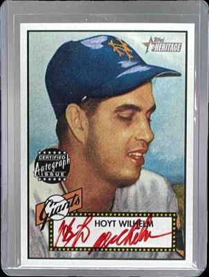 2001 Topps Heritage #THA-HW Real One Autographs - Red Ink /52