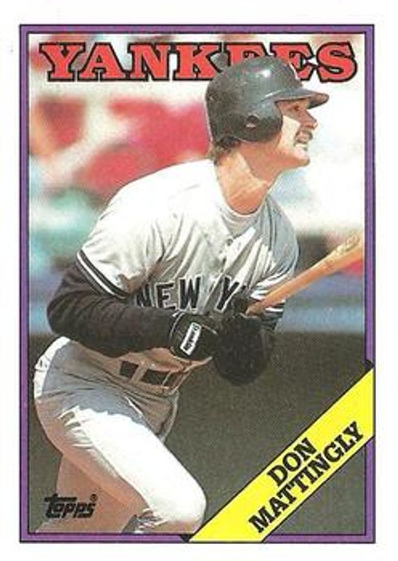 Don Mattingly 1988 Topps #300 Base RAW