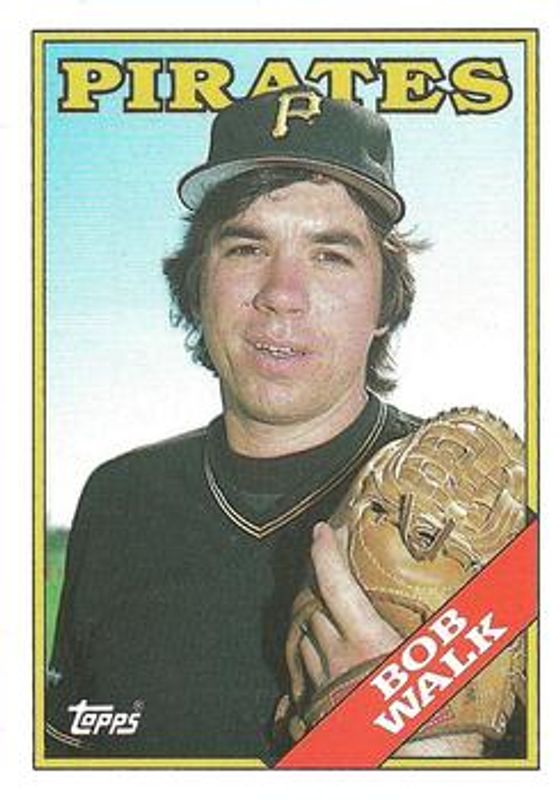 Bob Walk 1988 Topps #349 Base RAW