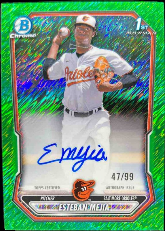 Esteban Mejia Baseball Cards Price Guide - Sports Card Investor