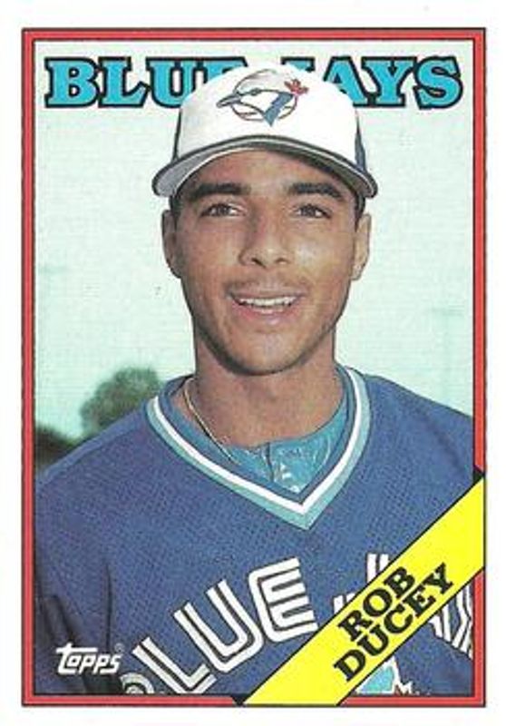 Rob Ducey 1988 Topps #438 Base Rookie RAW