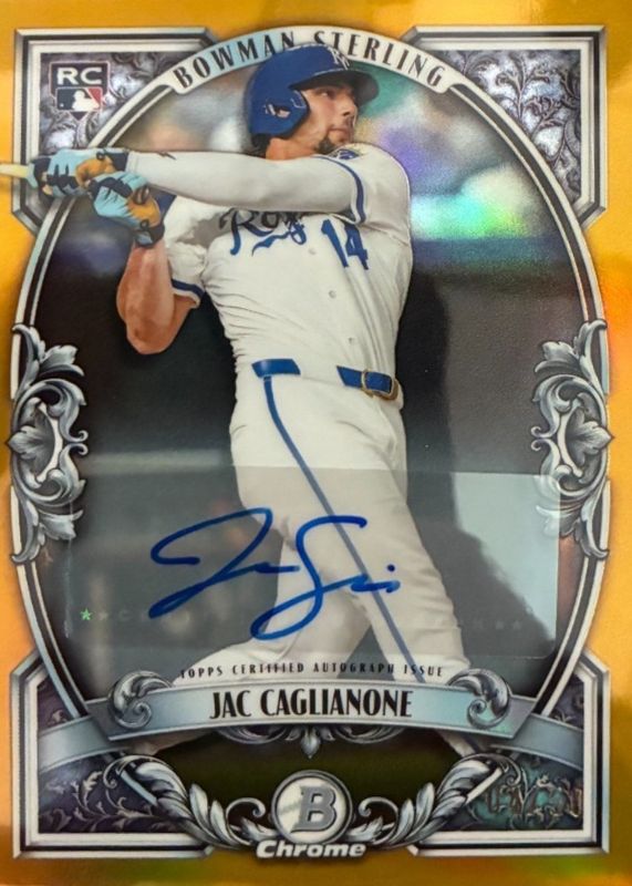 2026 Bowman #BST-14 Sterling Autographs - Gold Refractor /50
