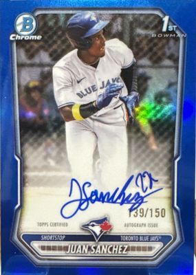 2026 Bowman #CPA-JS Chrome Prospect Autographs - Blue Refractor /150 (1st)