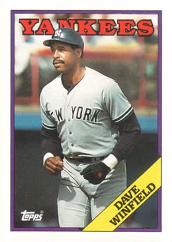 Dave Winfield 1988 Topps #510 Base RAW