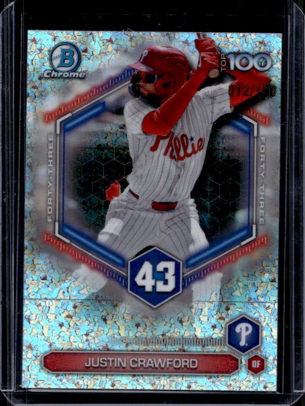 2026 Bowman #BTP-43 Scouts Top 100 - Mini-Diamond Refractor /150