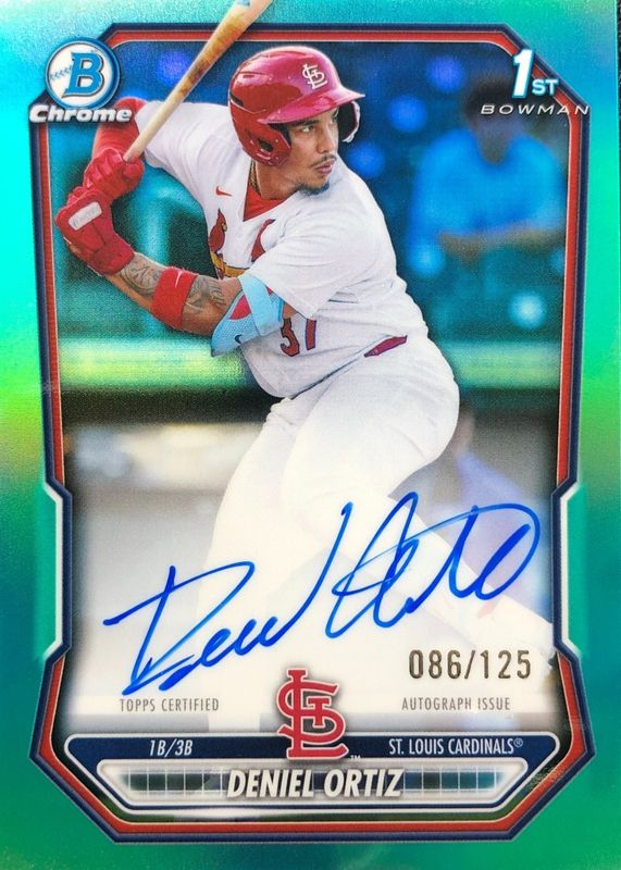 2026 Bowman #CPA-DOR Chrome Prospect Autographs - Aqua Refractor /125 (1st)