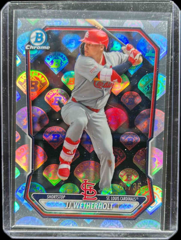 JJ Wetherholt 2026 Bowman #BCP-115 Chrome Prospects - LogoFractor 