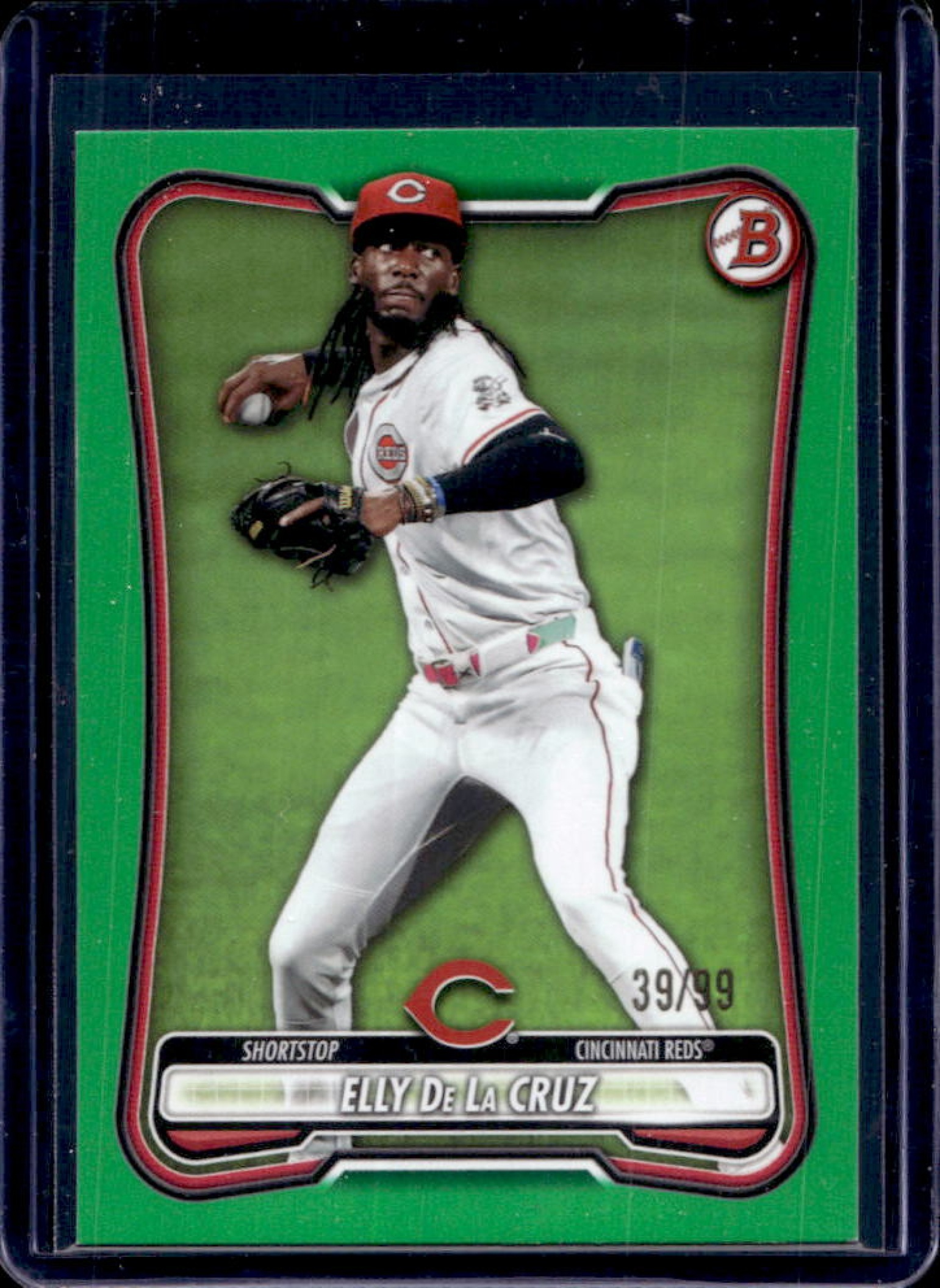 Elly De La Cruz 2026 Bowman #44 Green Border /99 Price Guide - Sports ...