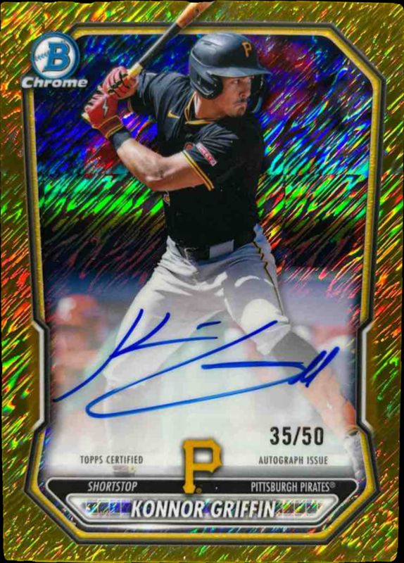 Konnor Griffin 2026 Bowman #CPA-KG Chrome Prospect Autographs 