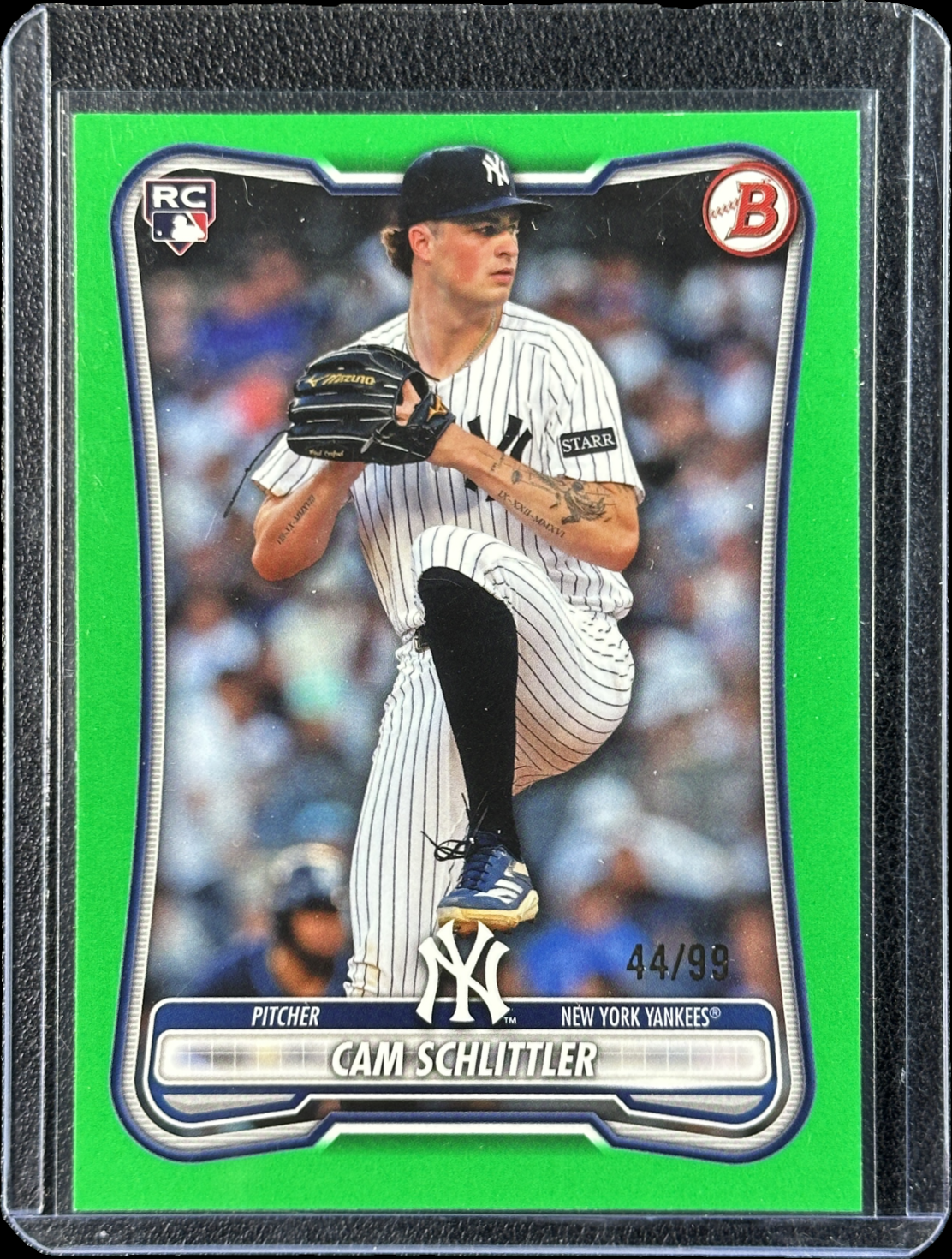 Cam Schlittler 2026 Bowman #53 Green Border /99 Price Guide - Sports ...