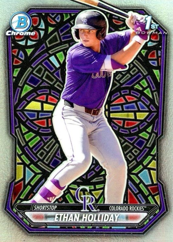 2026 Bowman #BCP-1 Chrome Prospects - Etched in Glass Variation /(SSP) (1st)