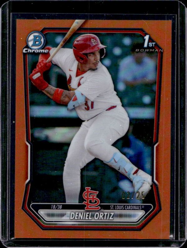 2026 Bowman #BCP-22 Chrome Prospects - Orange Refractor /25 (1st)