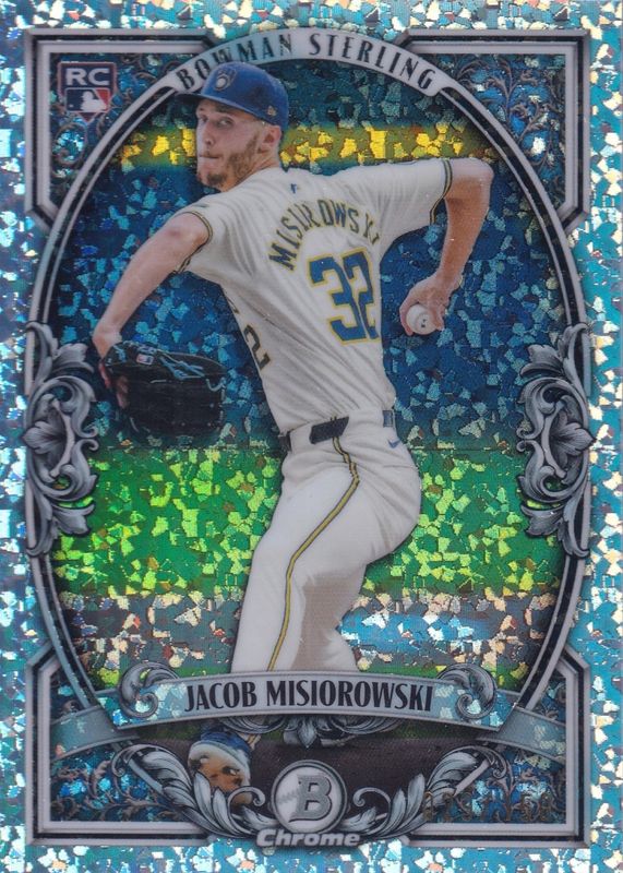 Jacob Misiorowski 2026 Bowman #BST-13 Sterling - Mini-Diamond Refractor ...