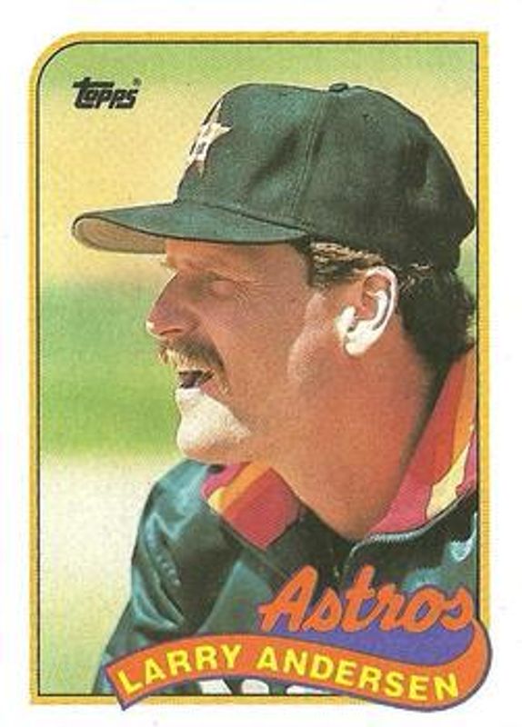 Larry Andersen 1989 Topps #24 Base RAW
