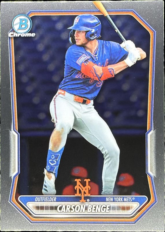 Carson Benge 2026 Bowman #BCP-111 Chrome Prospects Price Guide - Sports ...