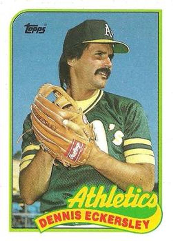 Dennis Eckersley 1989 Topps #370 Base RAW
