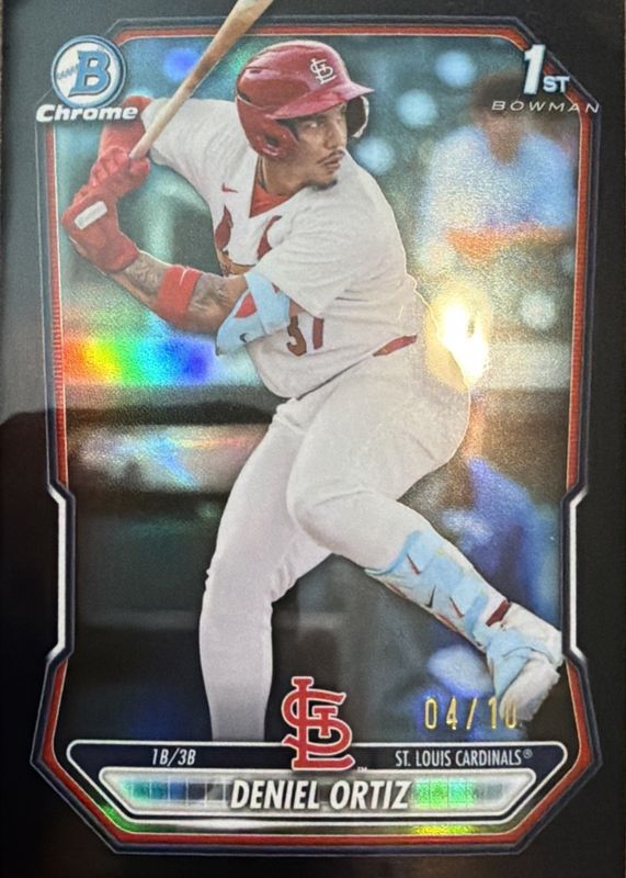 2026 Bowman #BCP-22 Chrome Prospects - Black Refractor /10 (1st)