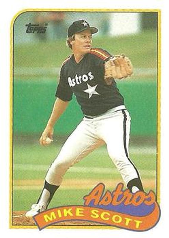 Mike Scott 1989 Topps #180 Base RAW