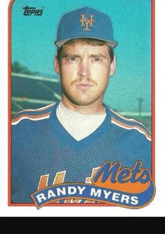 Randy Myers 1989 Topps #610 Base RAW