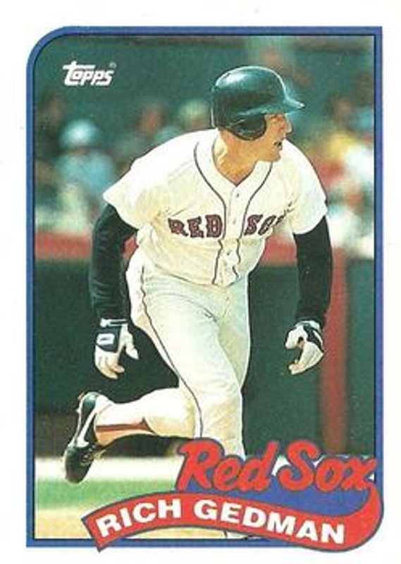 Rich Gedman 1989 Topps #652 Base RAW
