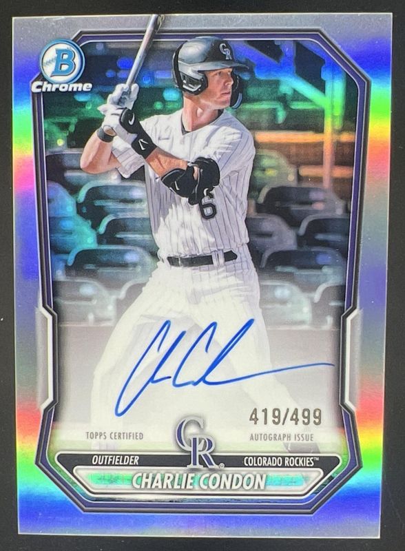 2026 Bowman #CPA-CC Chrome Prospect Autographs - Refractor /499