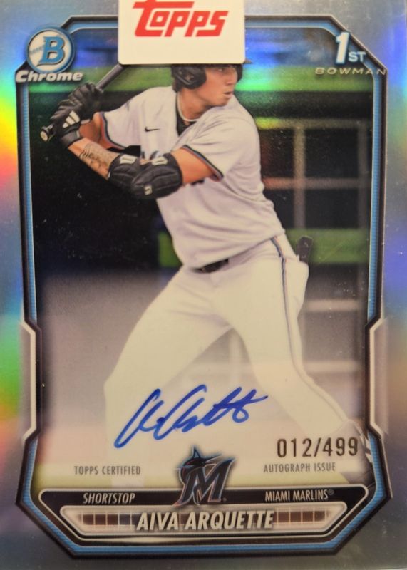 2026 Bowman #CPA-AA Chrome Prospect Autographs - Refractor /499 (1st)