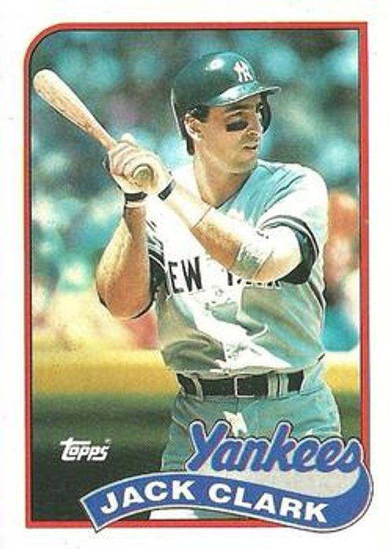 Jack Clark 1989 Topps #410 Base RAW