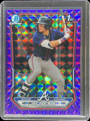 2026 Bowman #BCP-102 Chrome Prospects - Purple Geometric Refractor /250 (1st)