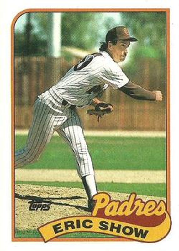 Eric Show 1989 Topps #427 Base RAW