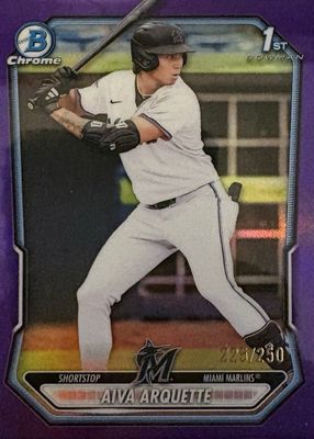 2026 Bowman #BCP-40 Chrome Prospects - Purple Refractor /250 (1st)