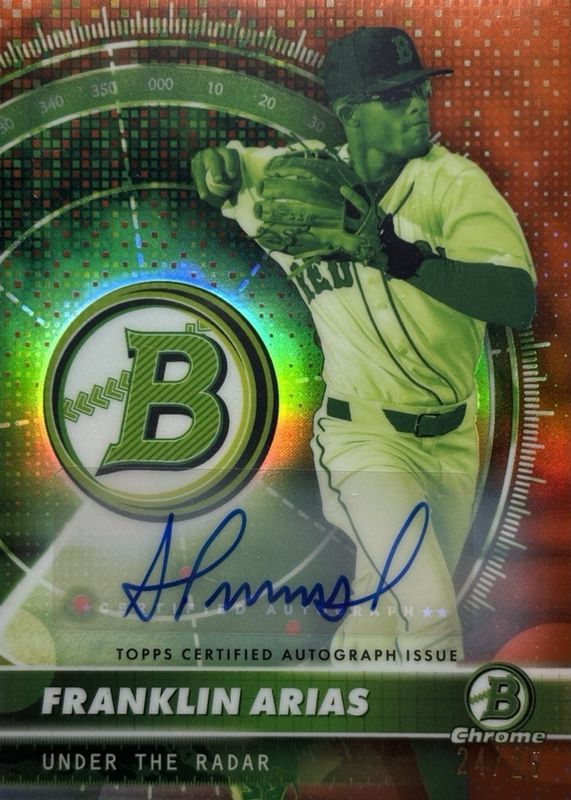2026 Bowman #UR-5 Under the Radar Autographs - Orange Refractor /25