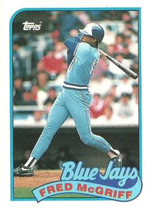 Fred McGriff 1989 Topps #745 Base RAW