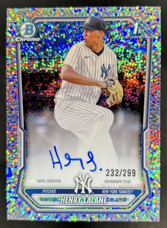 Henry Lalane - #CPA-HL Chrome Prospect Auto Speckle /299 (1st)