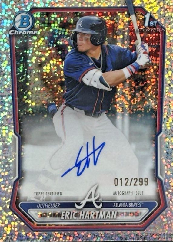 2026 Bowman #CPA-EHA Chrome Prospect Autographs - Speckle Refractor /299 (1st)
