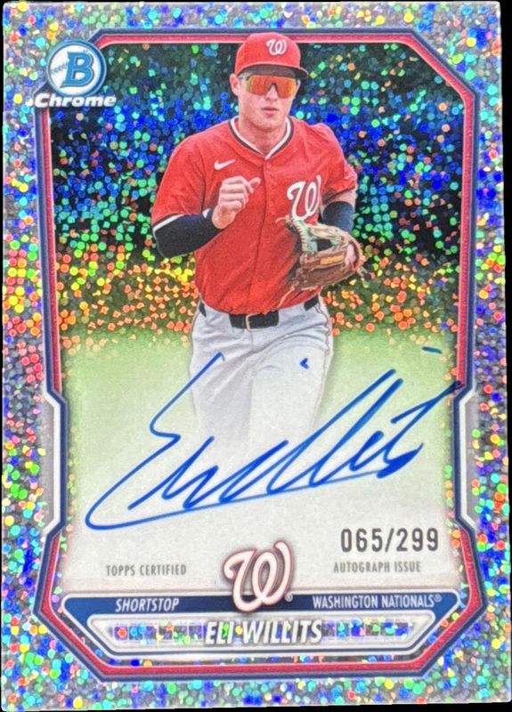 2026 Bowman #CPA-EW Chrome Prospect Autographs - Speckle Refractor /299