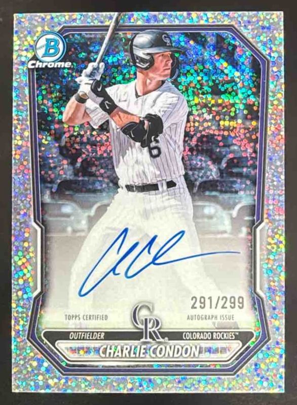 2026 Bowman #CPA-CC Chrome Prospect Autographs - Speckle Refractor /299