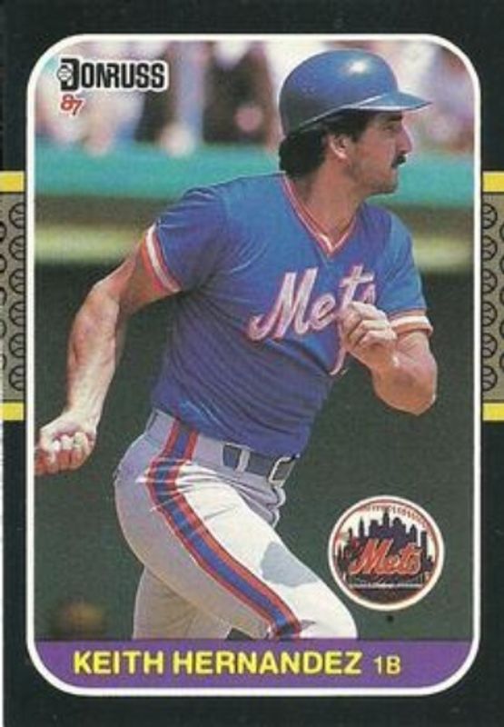 Keith Hernandez 1987 Donruss #76 Base RAW