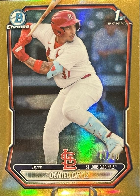 2026 Bowman #BCP-22 Chrome Prospects - Gold Refractor /50 (1st)