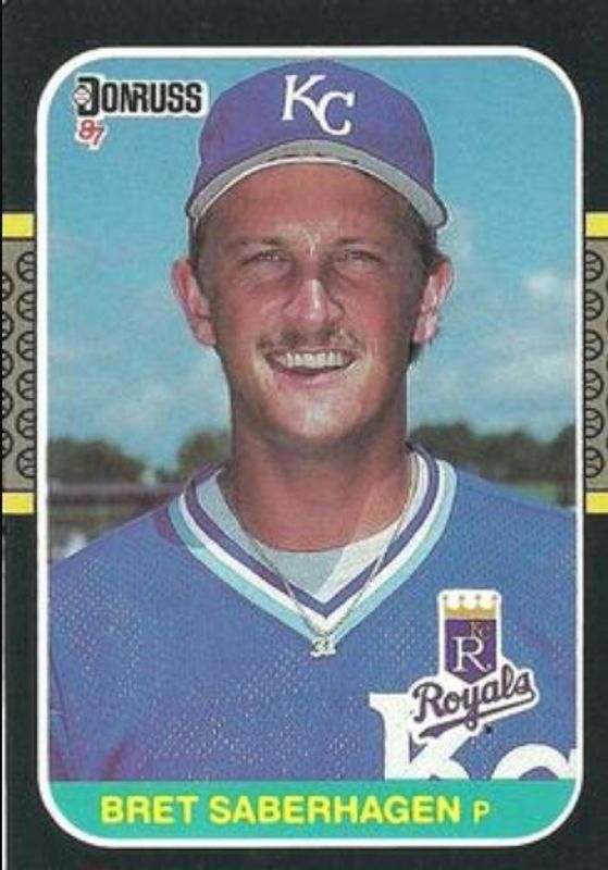 Bret Saberhagen 1987 Donruss #132 Base RAW