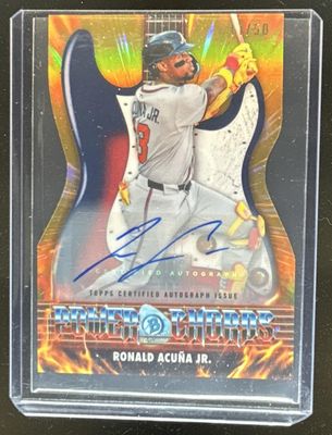 2026 Bowman #PC-3 Power Chords Autographs - Gold Refractor /50