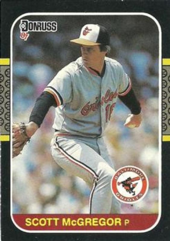 Scott McGregor 1987 Donruss #520 Base RAW