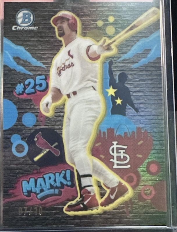 Mark McGwire 2026 Bowman #FD-16 Final Draft - Black Refractor /10 