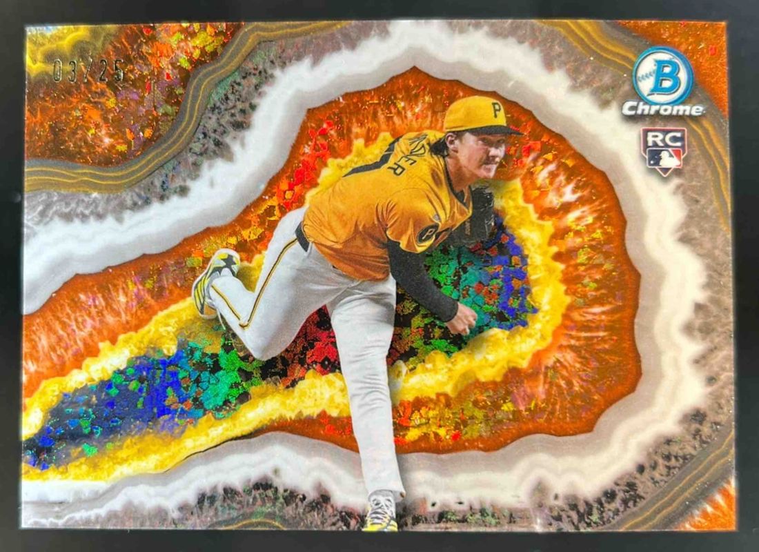 Bubba Chandler 2026 Bowman #BWC-15 Crystallized - Orange Refractor 