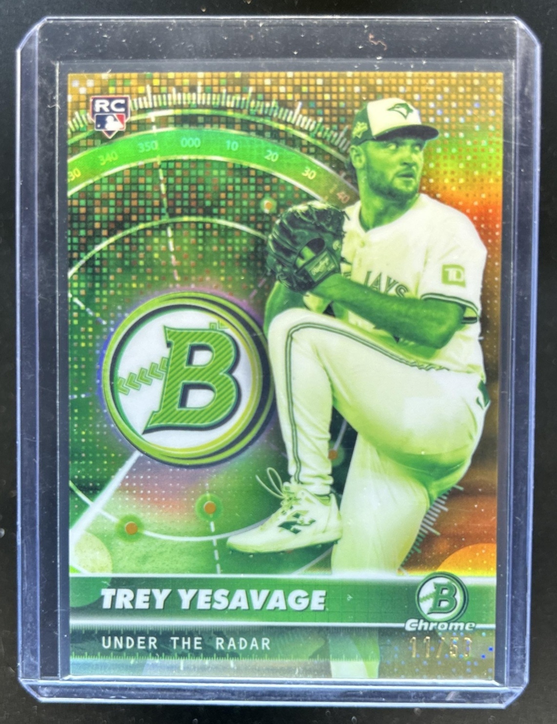 Trey Yesavage 2026 Bowman #UR-15 Under the Radar - Gold Refractor /50 ...
