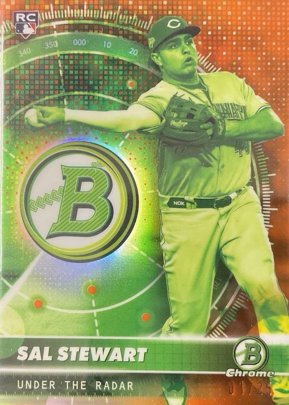 Sal Stewart 2026 Bowman #UR-11 Under the Radar - Orange Refractor 