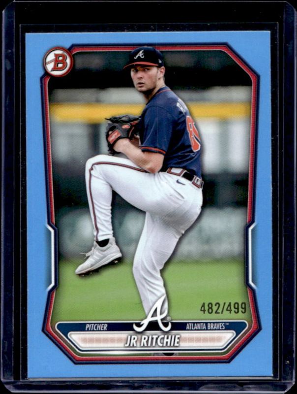 JR Ritchie 2026 Bowman #BP-123 Prospects - Sky Blue Border /499 Price ...